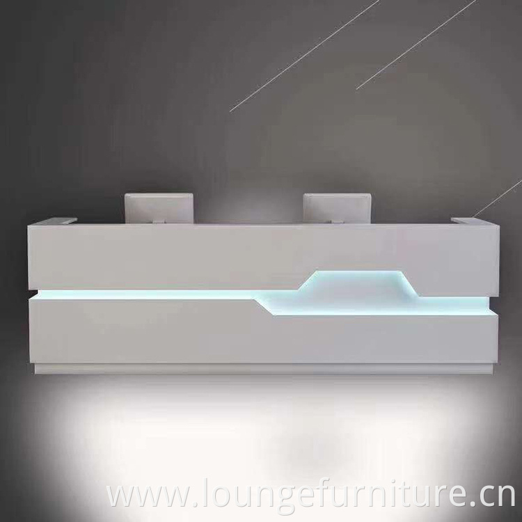 Hot Sales Durable modern cheap office furniture reception desk counter table